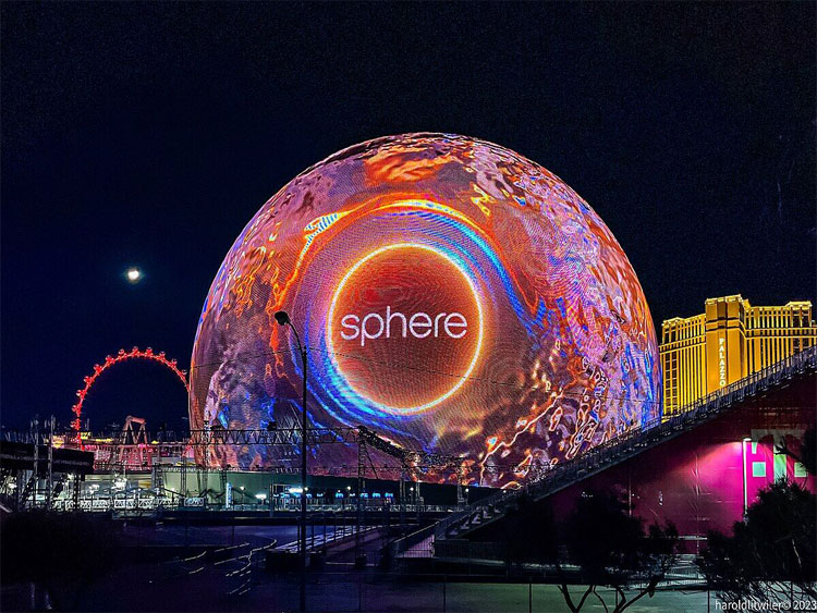 The Las Vegas Sphere Nevada