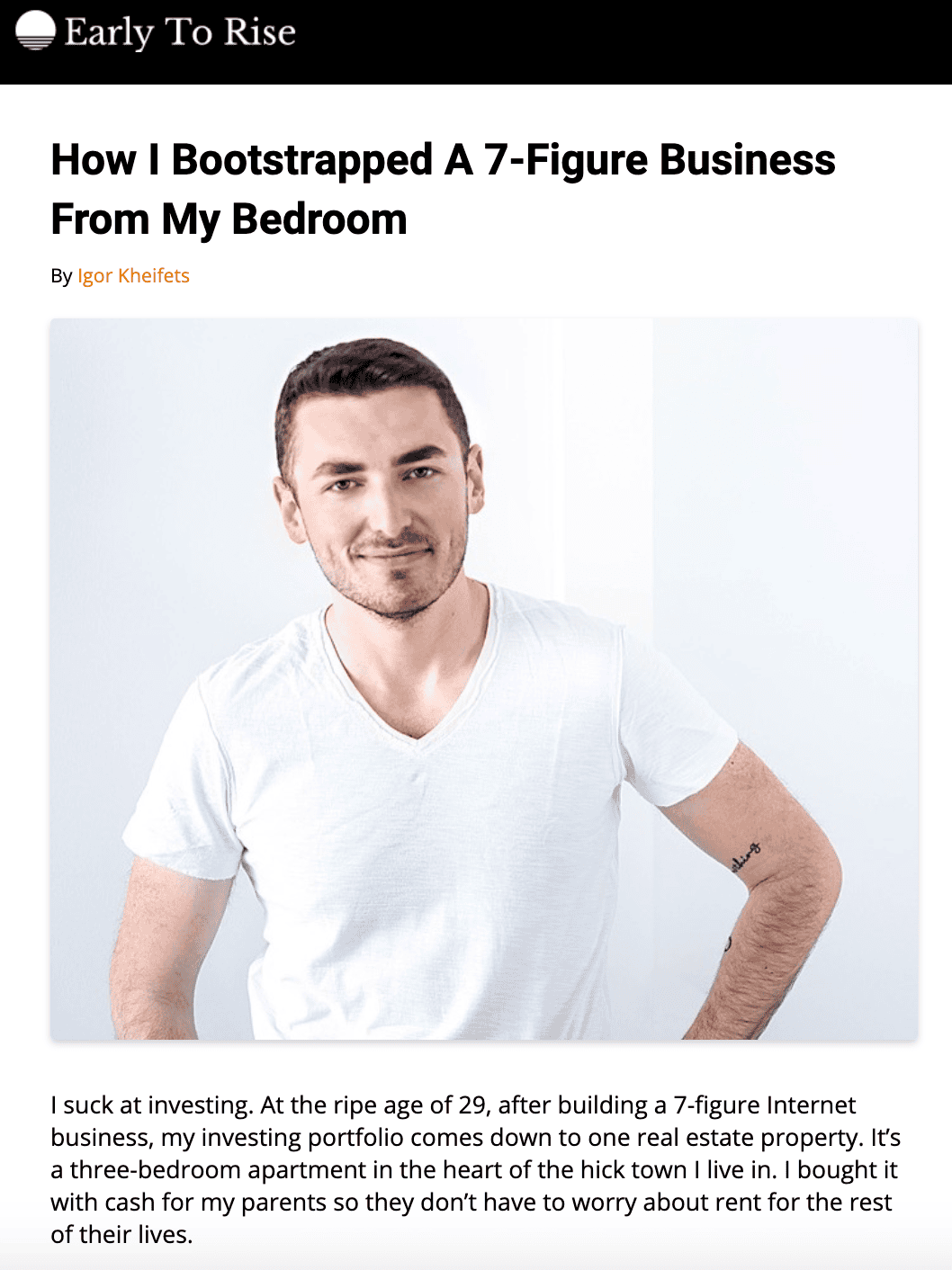 Magazine articles