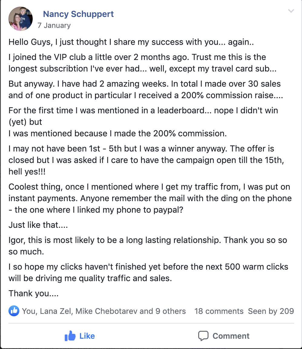 Nancy testimonial